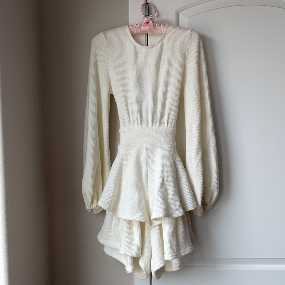 Saints + Secrets Sweater Romper Dress
